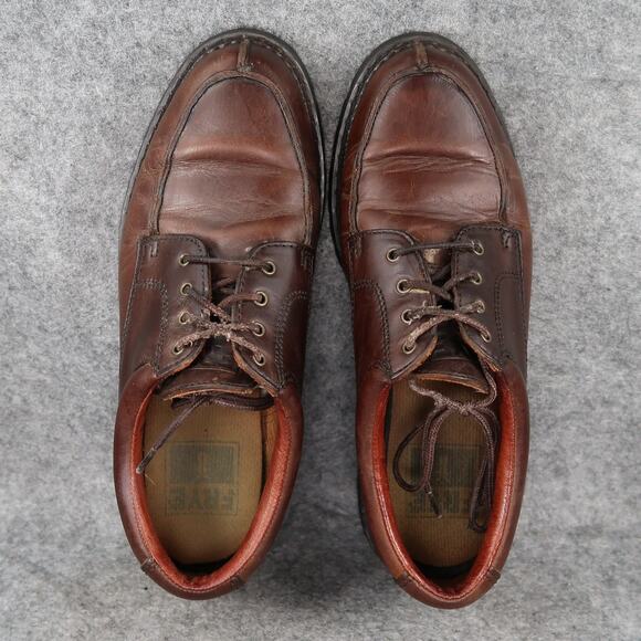 Frye Shoes Men 8.5 Oxford Derby Leather Roswell Dress Vintage Retro Brown Chunky main image 14